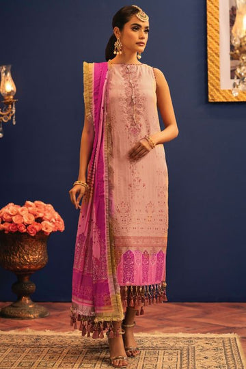Alkaram FC-3A-22-Light Peach Festive Eid Lawn 2022 Online Shopping